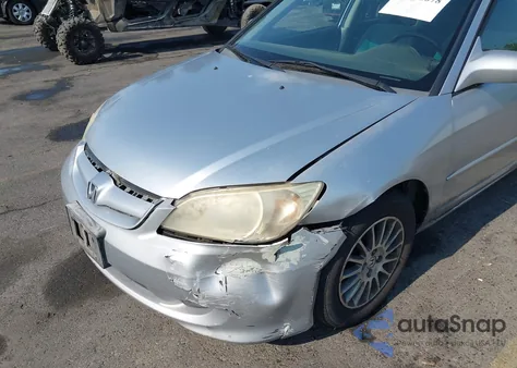 2005 Honda Civic Ex из США, поврежденный, VIN 2HGES267X5H619368